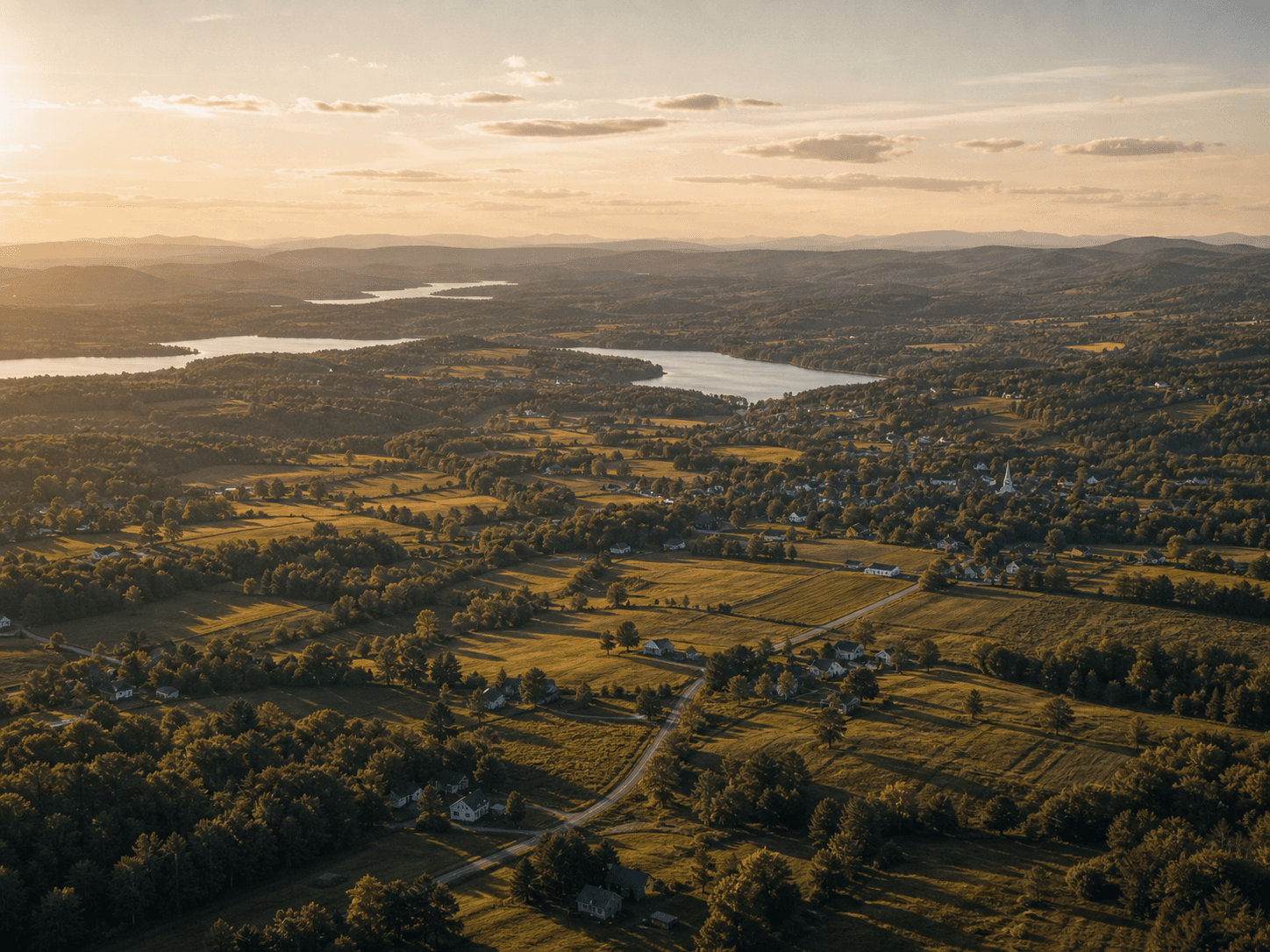 Eastern Townships landscape served by Wander